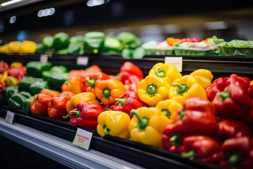 绿色田野的馈赠 农产品新鲜蔬菜货架摄影的艺术与价值