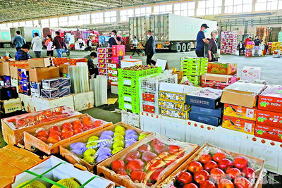 新疆九鼎农产品批发交易市场 日销5500吨果蔬 丰富百姓餐桌 农产品